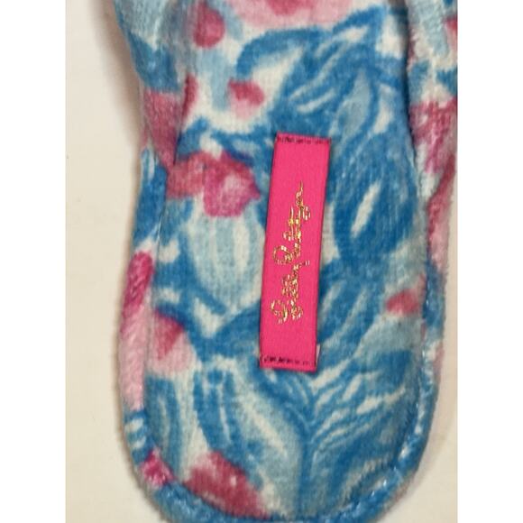 NWT Size 7/8 Lilly Pulitzer GWP Slippers Bondi Blue My Little Pony New - Picture 4 of 9